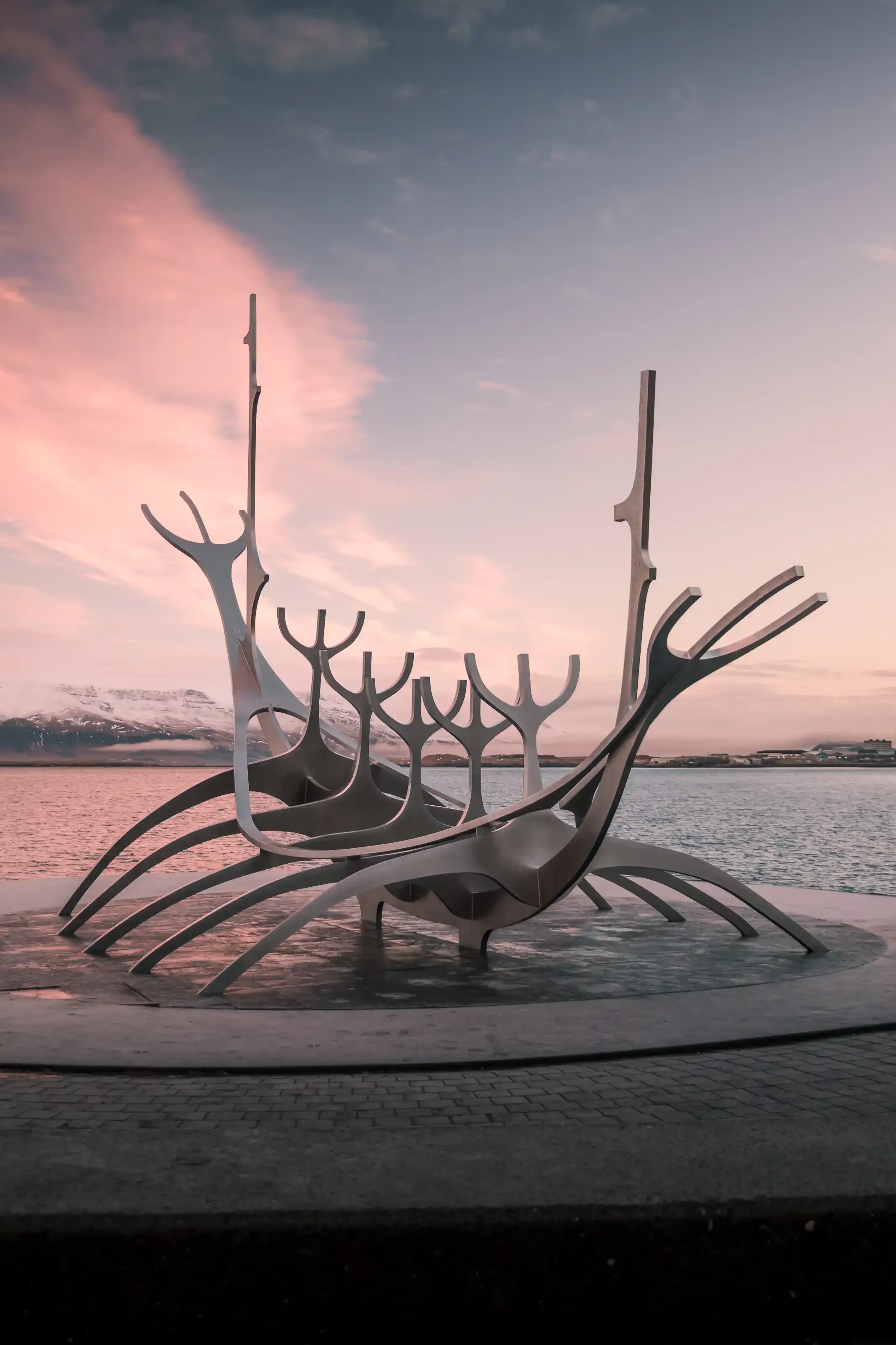 Sun Voyager sculpture in Reykjavik